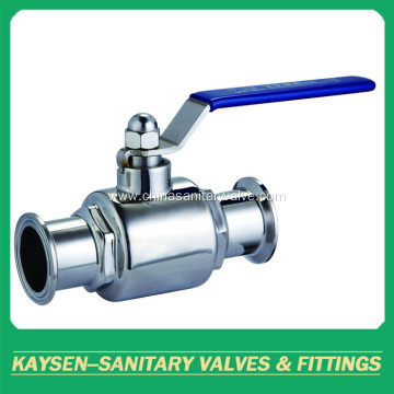 Sanitary Stainless Steel Direct Way Clamped Ball Valve